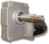 Die Casting Worm Wheel Geared Dc Motors With Mcp2 Brake Removable Brush Bronze Worm Wheel Material